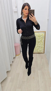 JEANS SKINNY NERO ART.283